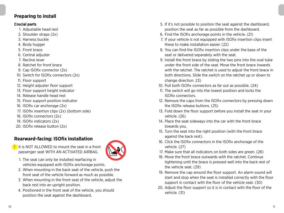 Besafe iZi Kid i-size User Manual | Page 3 / 8
