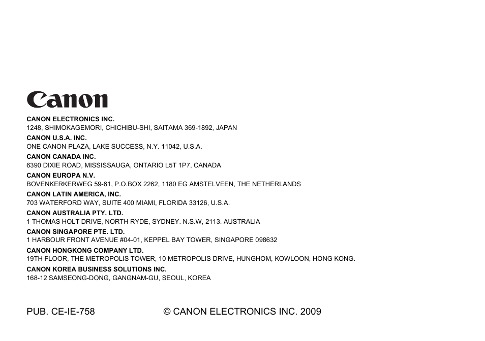 Canon P-150 User Manual | Page 26 / 26