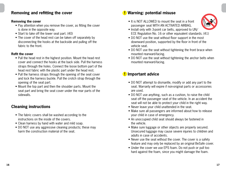 Besafe iZi Plus User Manual | Page 6 / 8