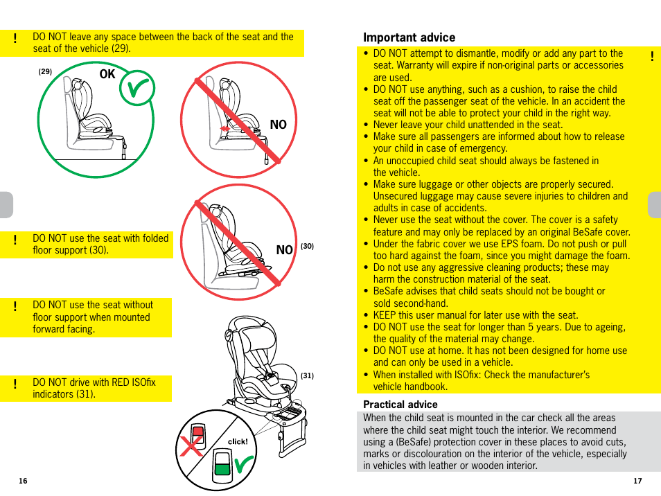 Besafe iZi Comfort X3 ISOfix User Manual | Page 9 / 11