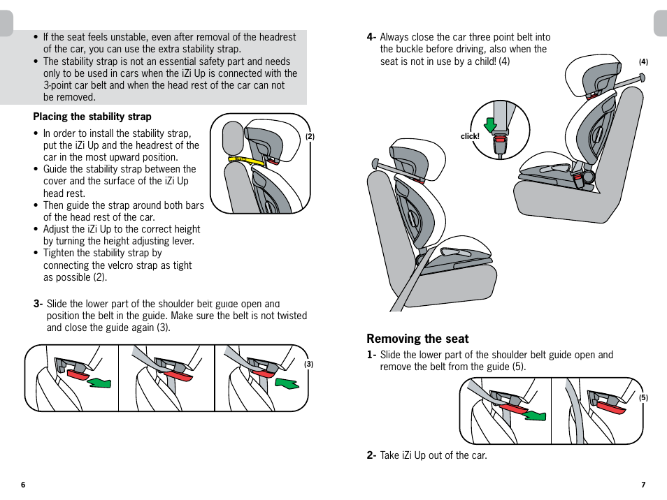 Besafe iZi Up X3 User Manual | Page 4 / 8