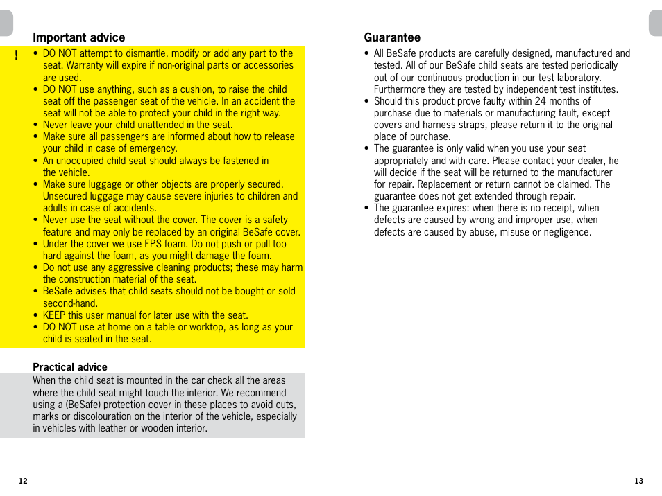 Besafe iZi Up X3 User Manual | Page 7 / 8