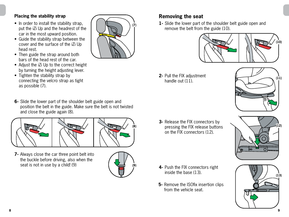 Besafe iZi Up X3 ISOfix User Manual | Page 5 / 9