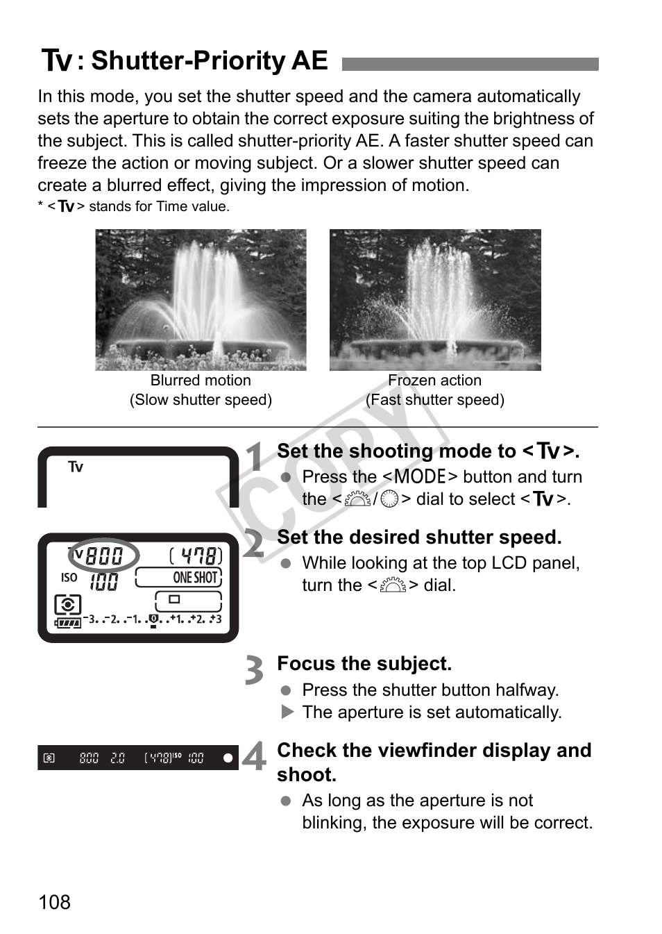 Cop y | Canon EOS 1D User Manual | Page 108 / 276