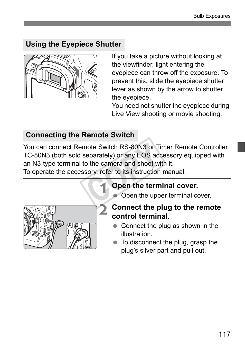 Cop y | Canon EOS 1D User Manual | Page 117 / 276