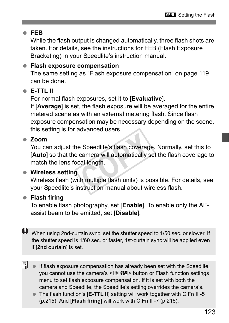 Cop y | Canon EOS 1D User Manual | Page 123 / 276