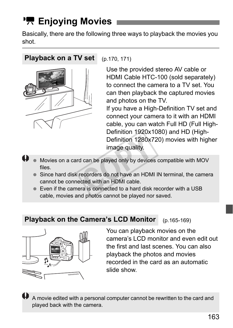 Cop y | Canon EOS 1D User Manual | Page 163 / 276
