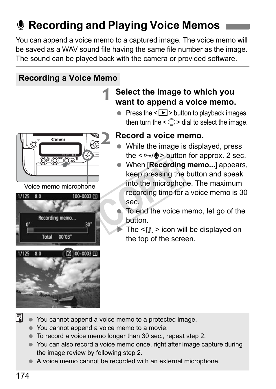 Cop y | Canon EOS 1D User Manual | Page 174 / 276