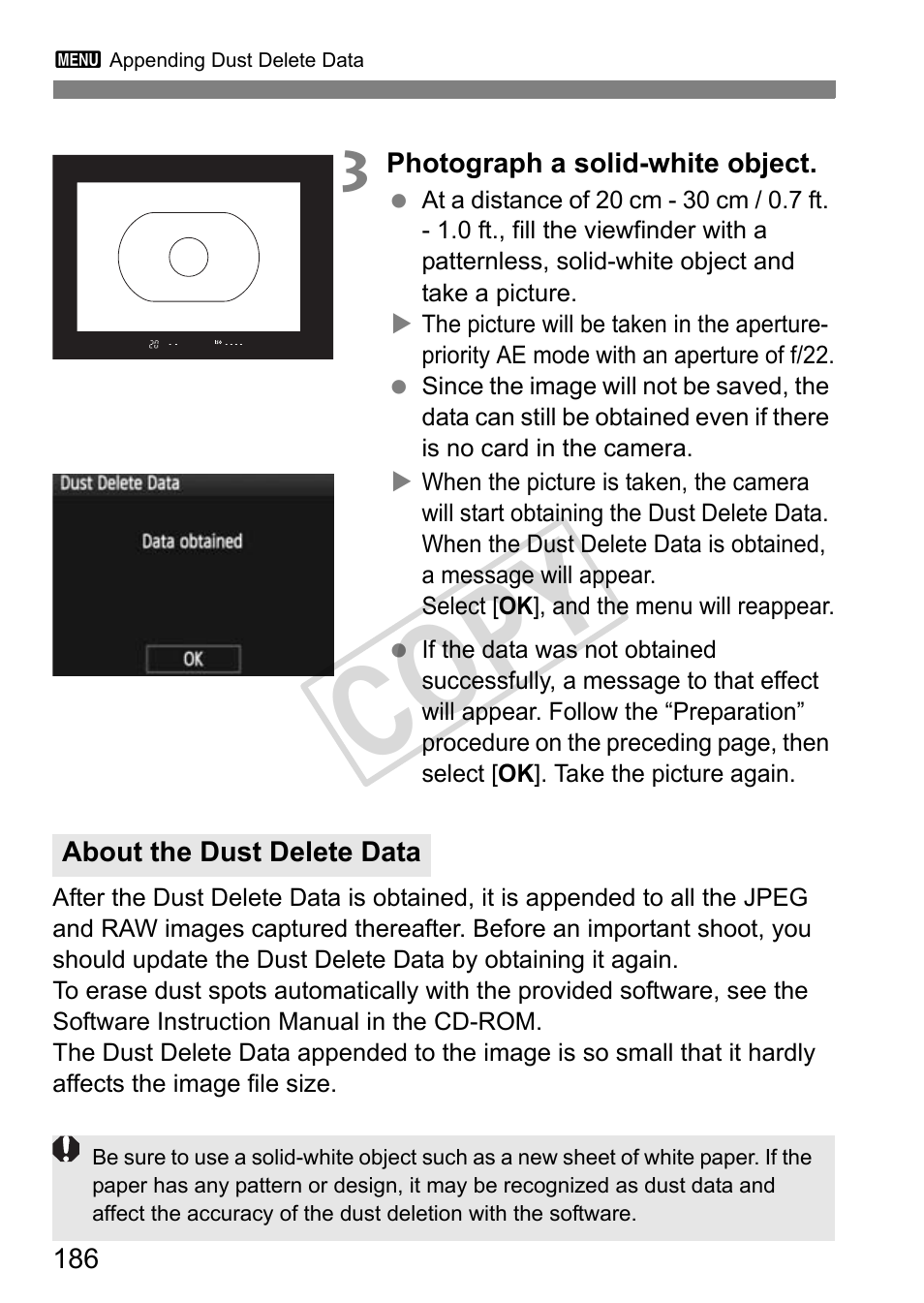 Cop y | Canon EOS 1D User Manual | Page 186 / 276