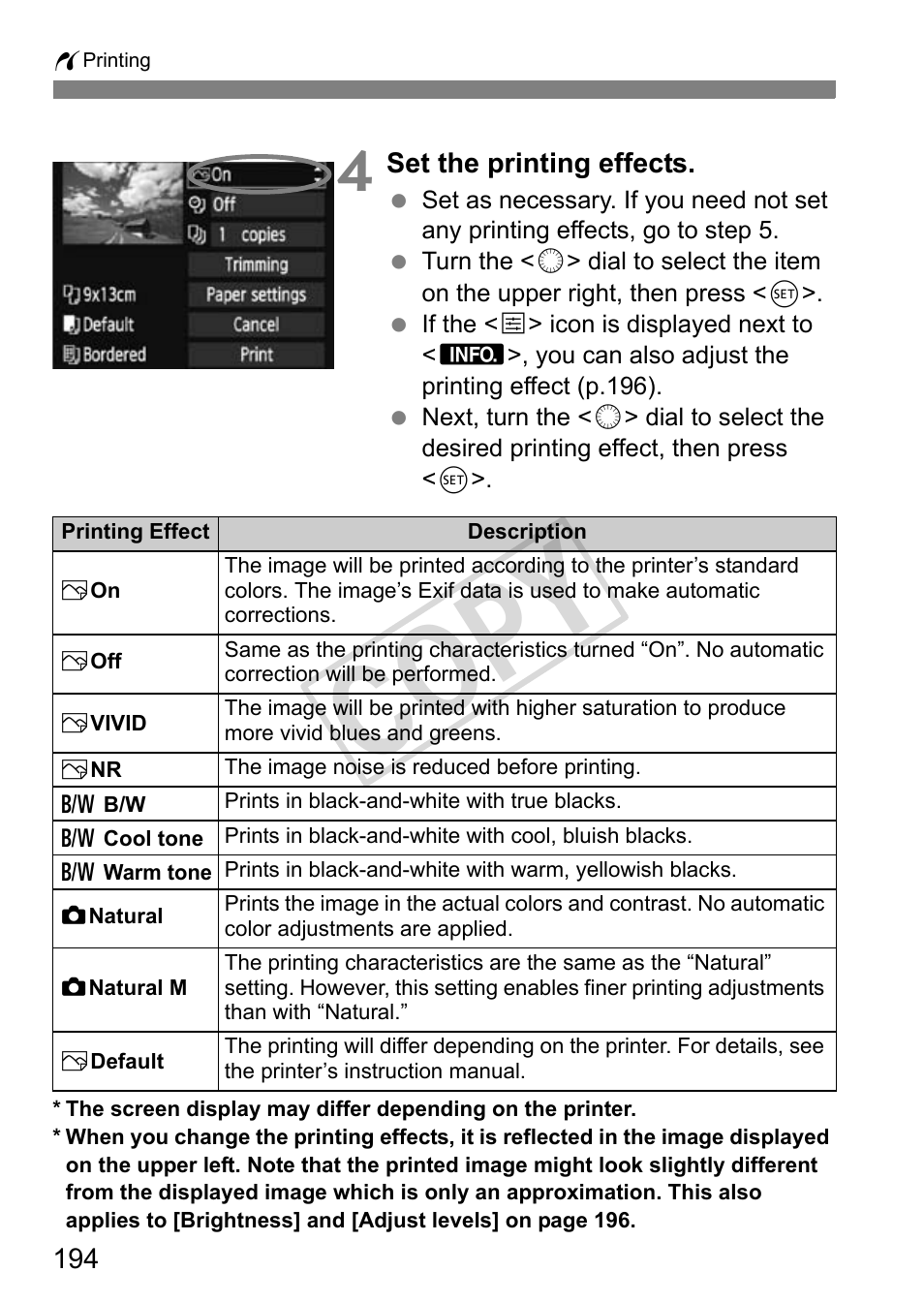 Cop y | Canon EOS 1D User Manual | Page 194 / 276