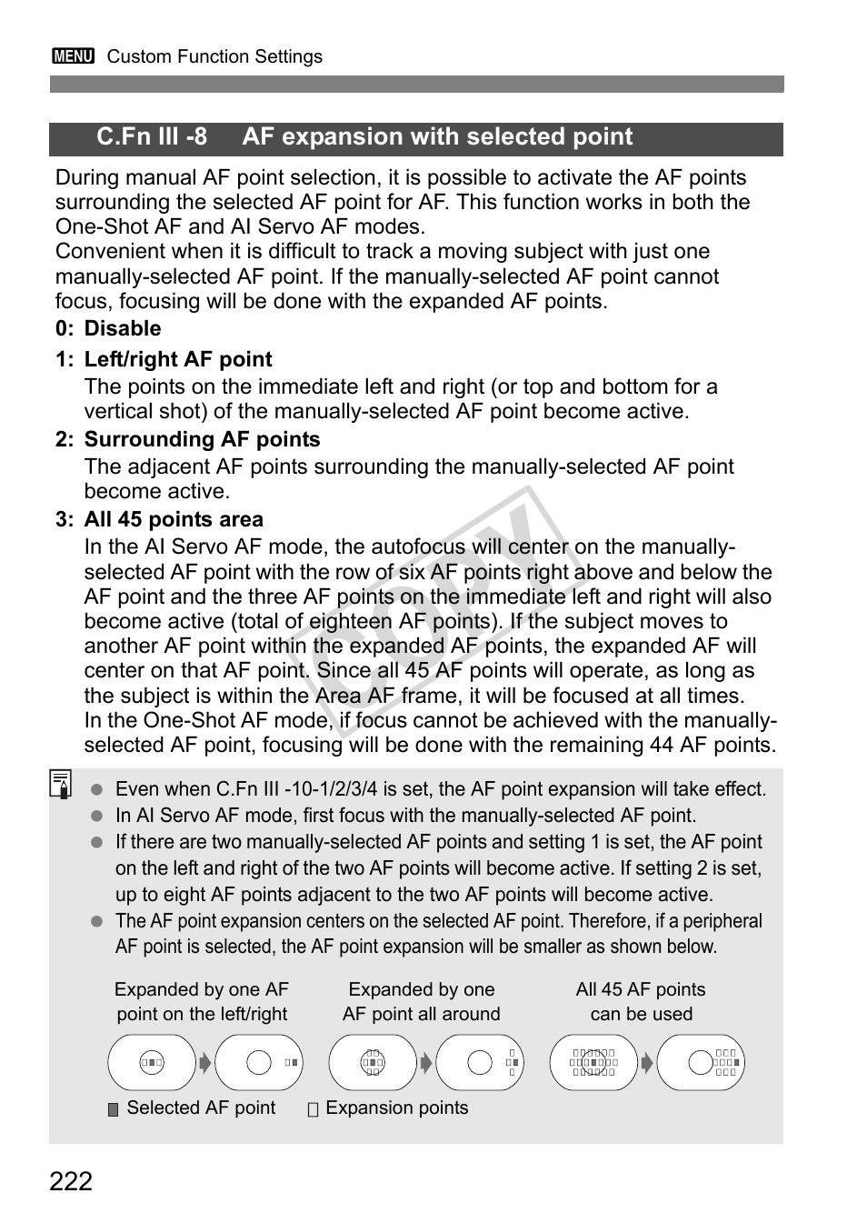 Cop y | Canon EOS 1D User Manual | Page 222 / 276