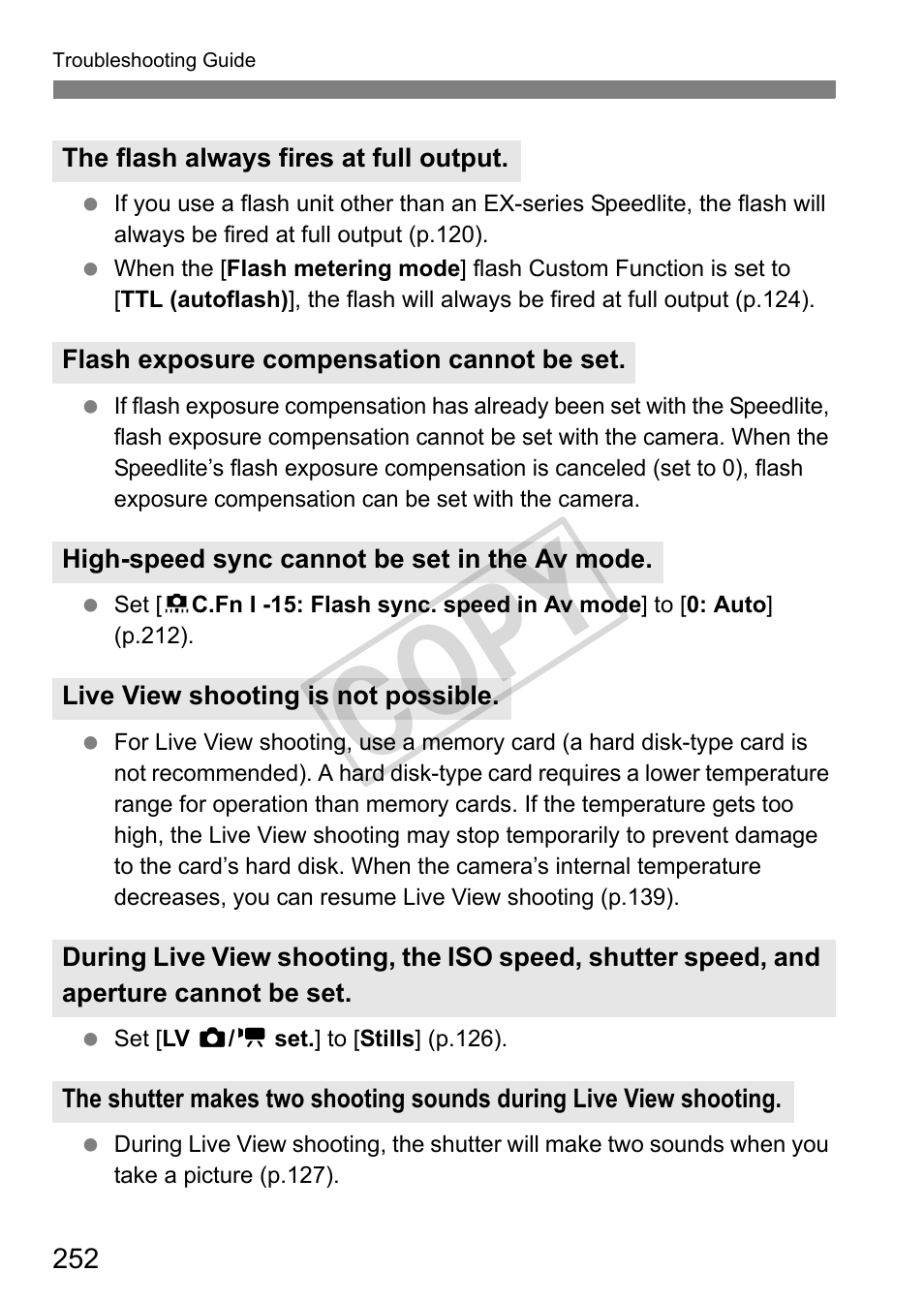 Cop y | Canon EOS 1D User Manual | Page 252 / 276
