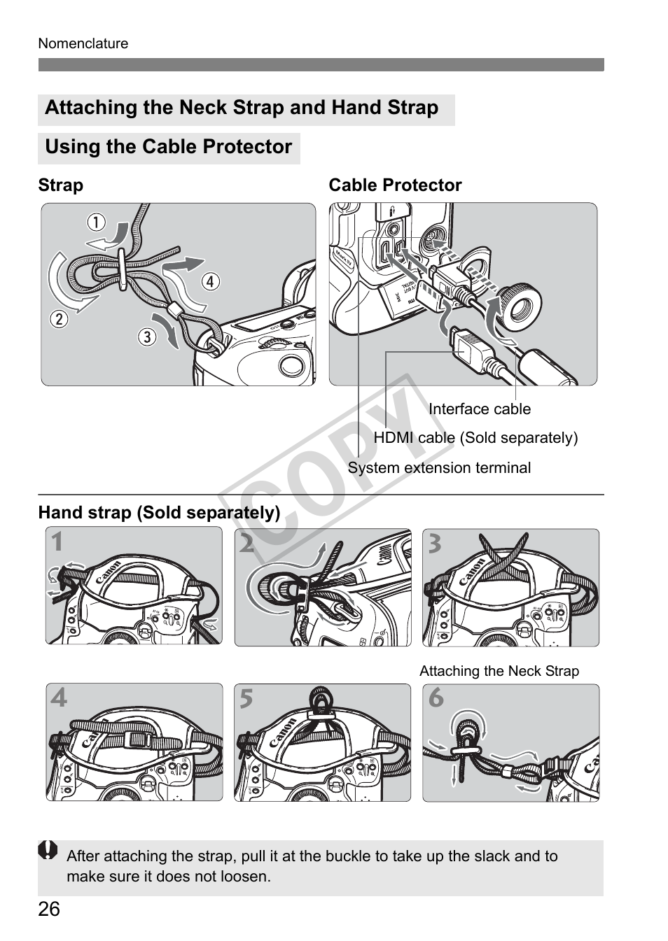 Cop y | Canon EOS 1D User Manual | Page 26 / 276