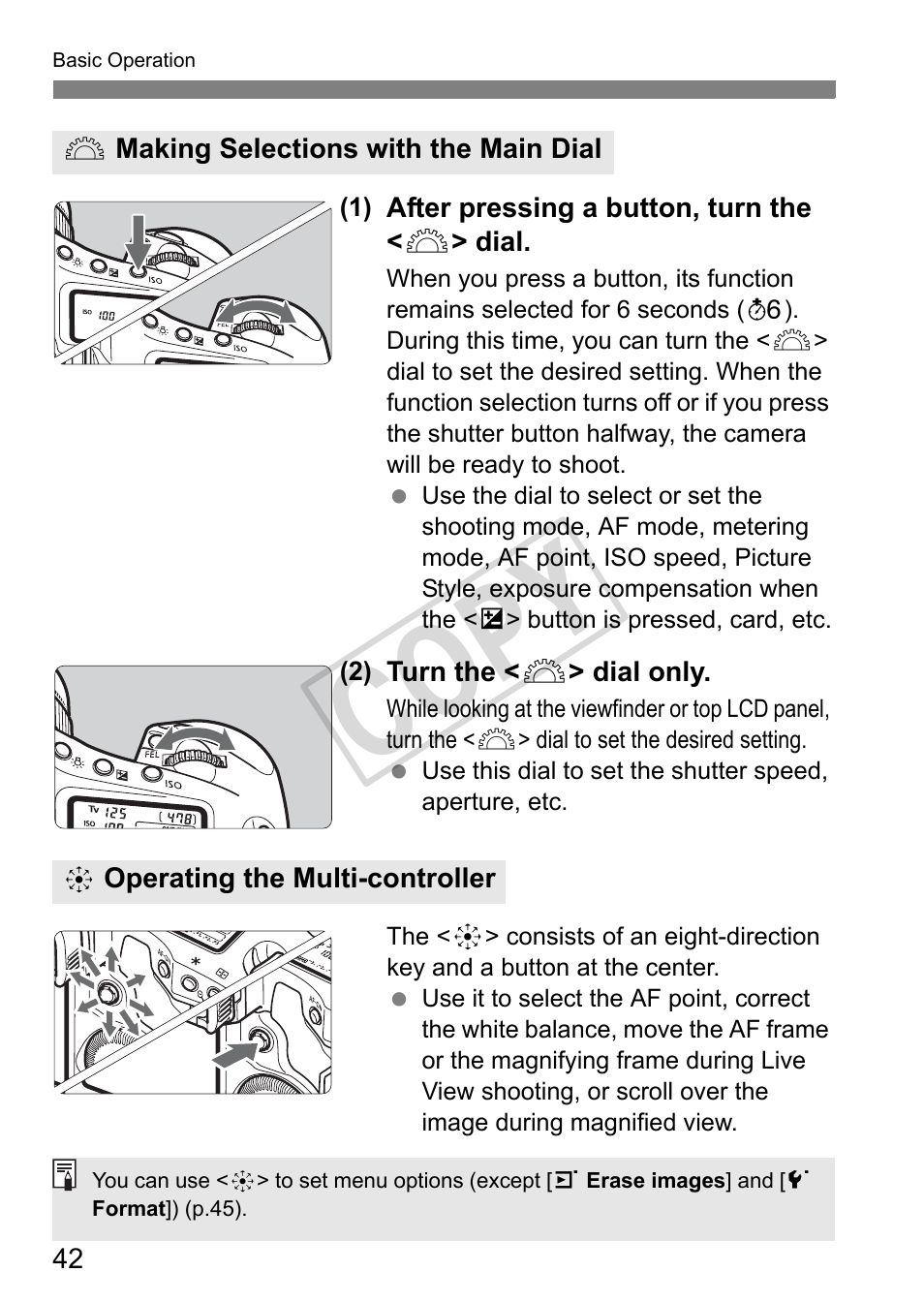 Cop y | Canon EOS 1D User Manual | Page 42 / 276