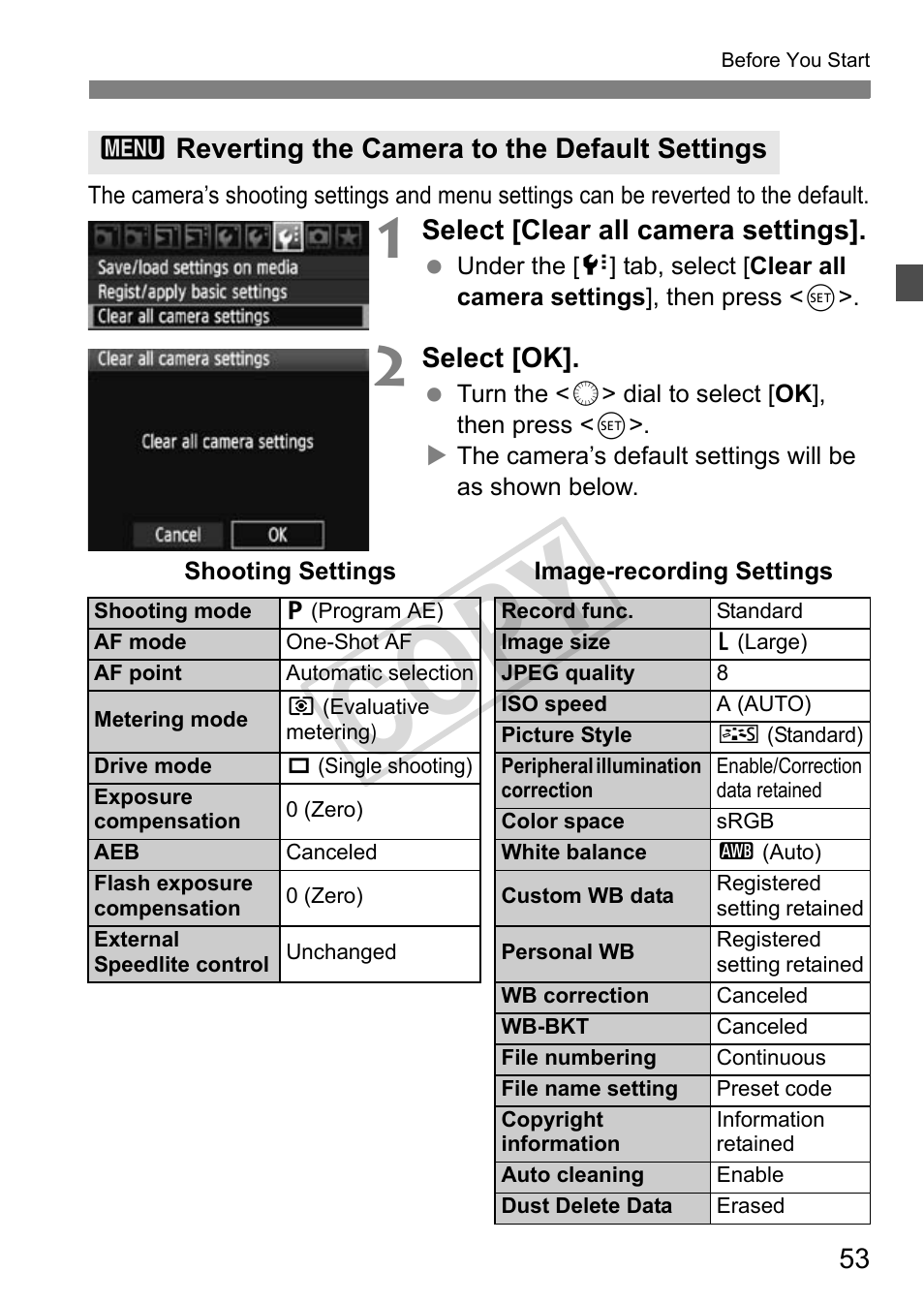 Cop y | Canon EOS 1D User Manual | Page 53 / 276
