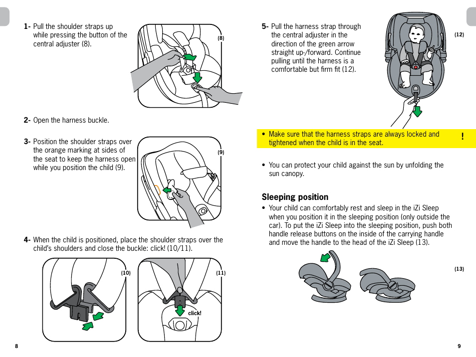 Besafe iZi Sleep User Manual | Page 5 / 9