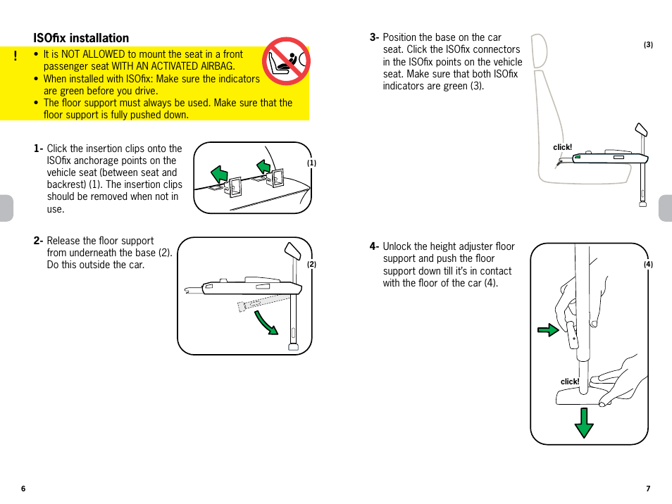 Besafe iZi Sleep ISOfix User Manual | Page 4 / 9