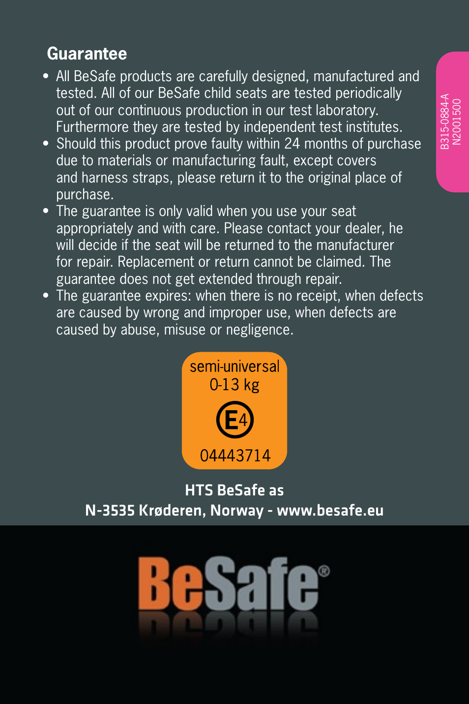 Besafe iZi Sleep ISOfix User Manual | Page 9 / 9