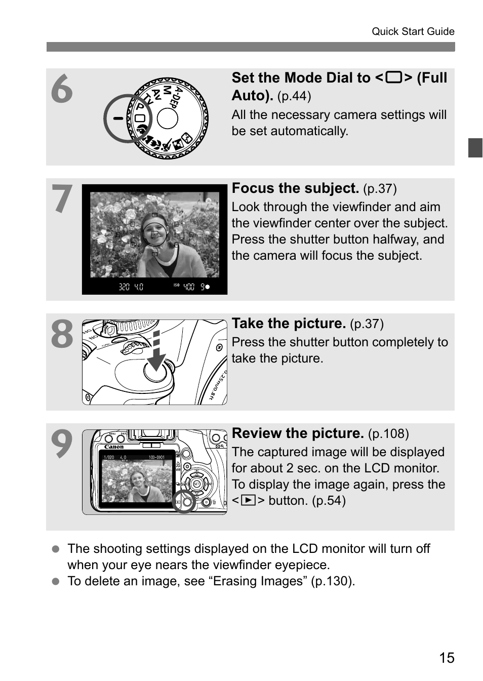 Canon EOS 450D User Manual | Page 15 / 196