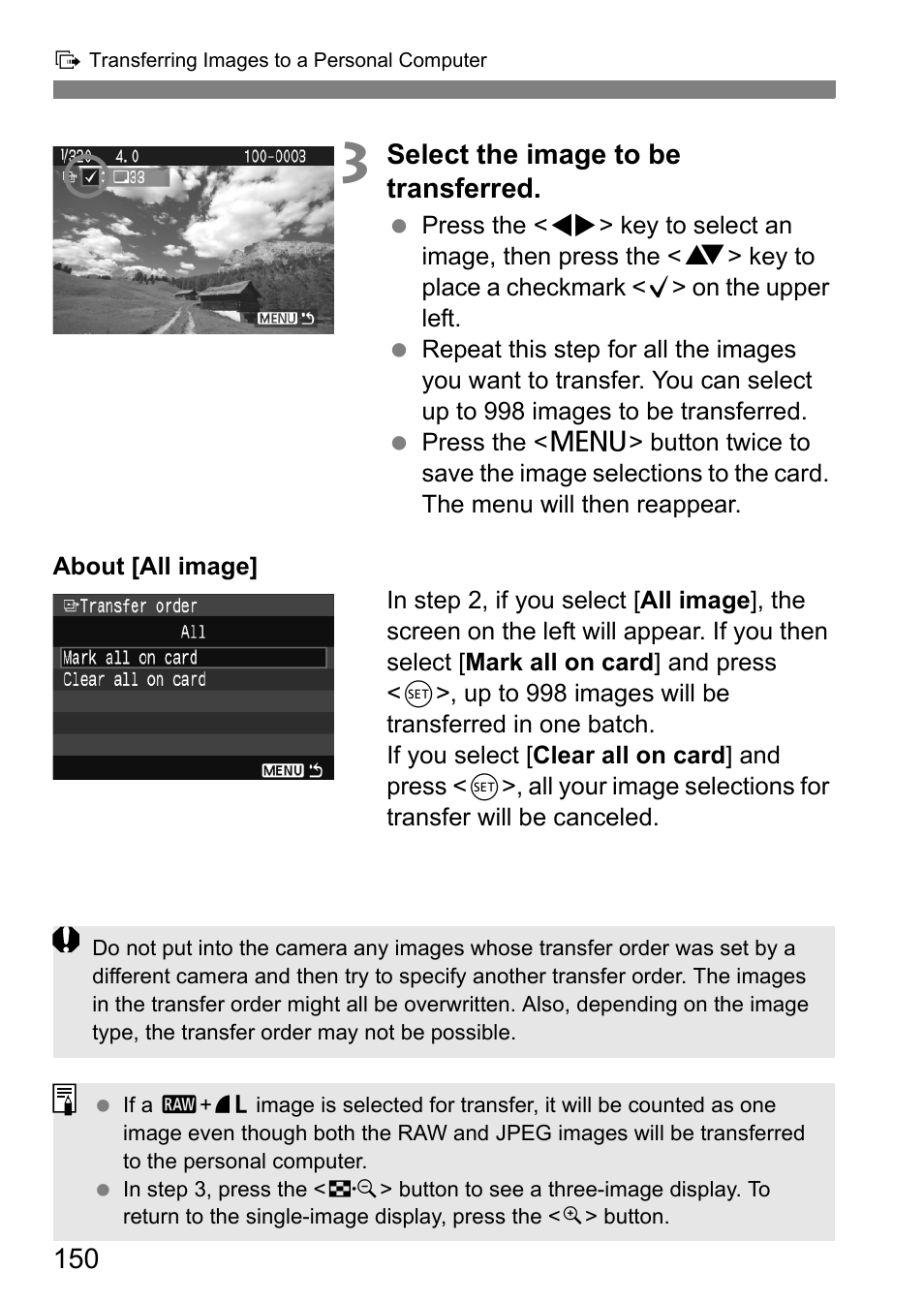 Canon EOS 450D User Manual | Page 150 / 196