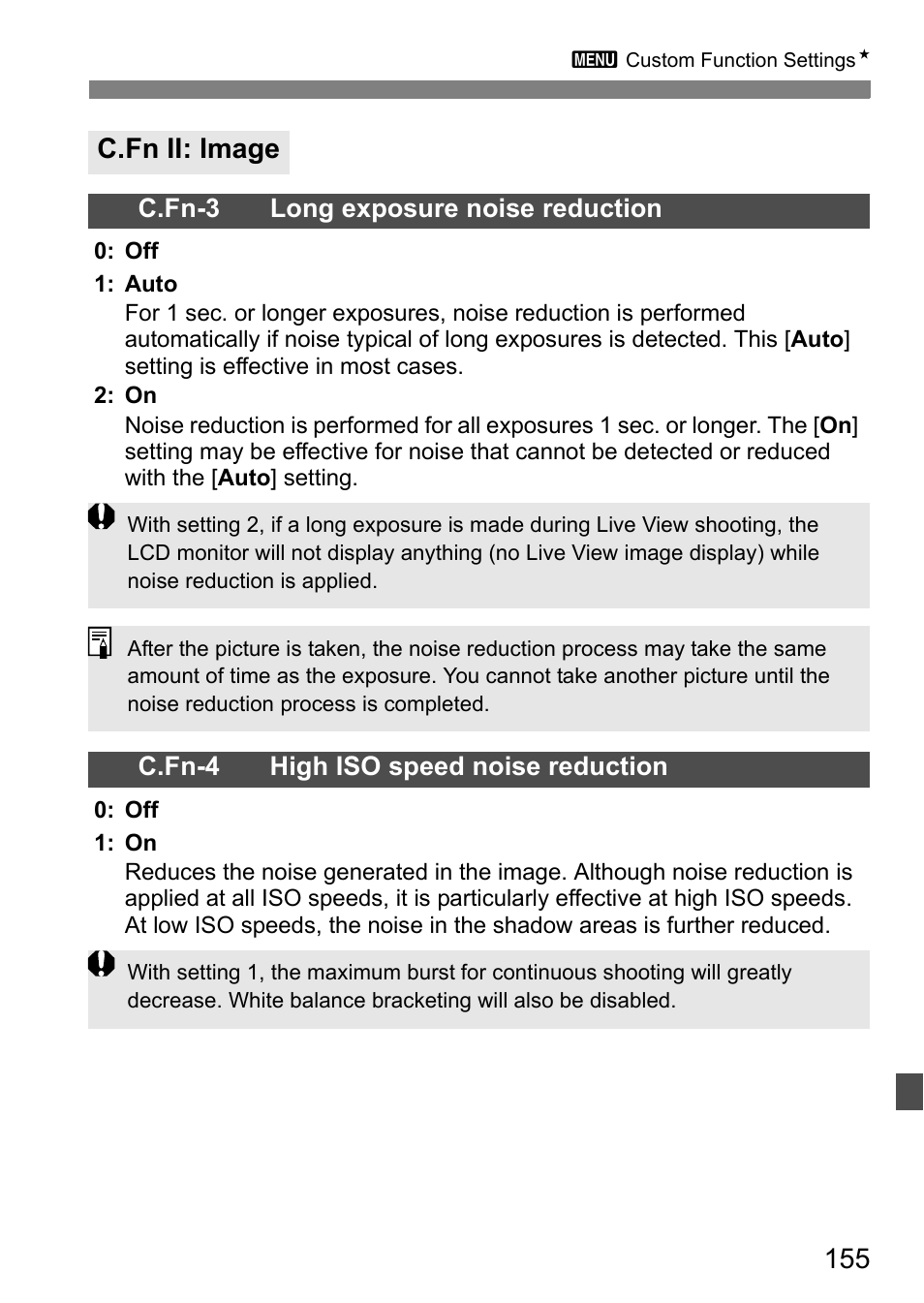 C.fn ii: image | Canon EOS 450D User Manual | Page 155 / 196