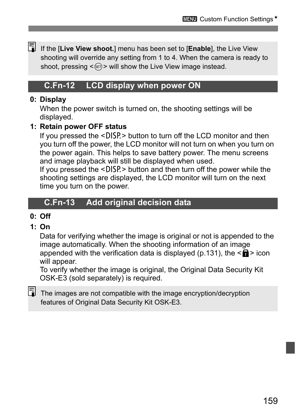 Canon EOS 450D User Manual | Page 159 / 196