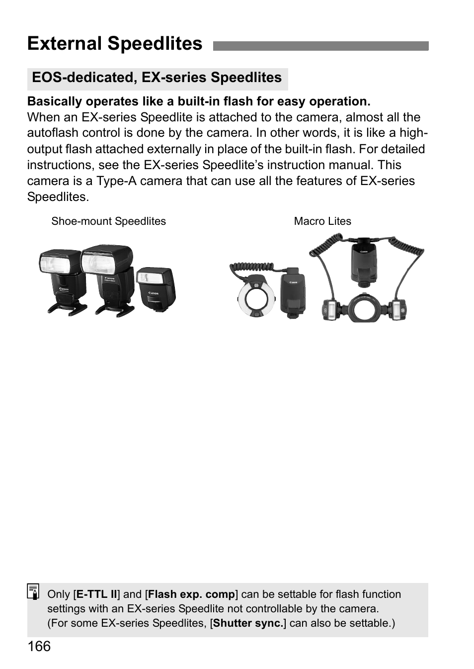External speedlites | Canon EOS 450D User Manual | Page 166 / 196