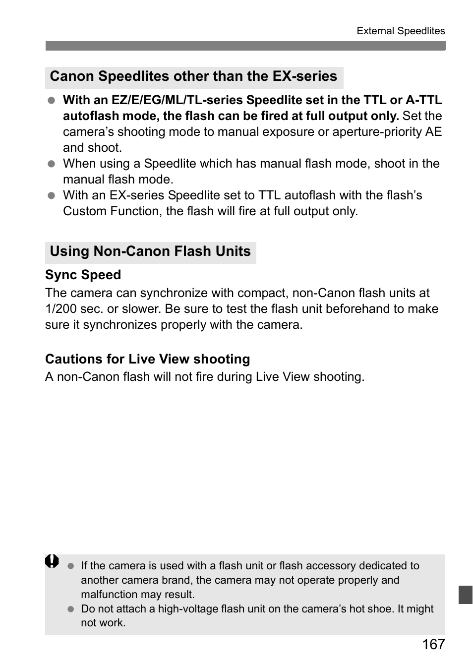 Canon EOS 450D User Manual | Page 167 / 196