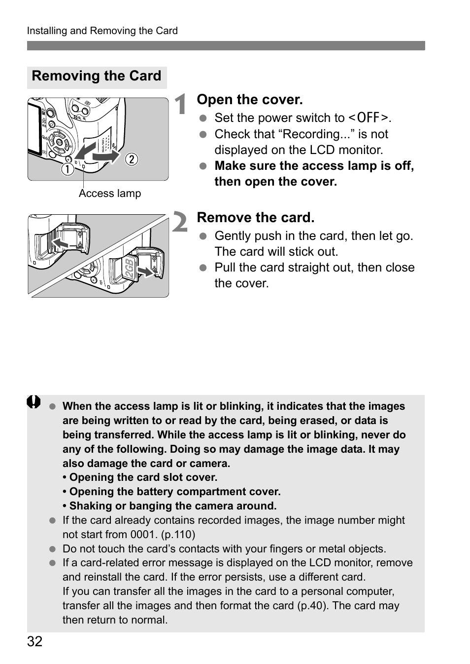Canon EOS 450D User Manual | Page 32 / 196