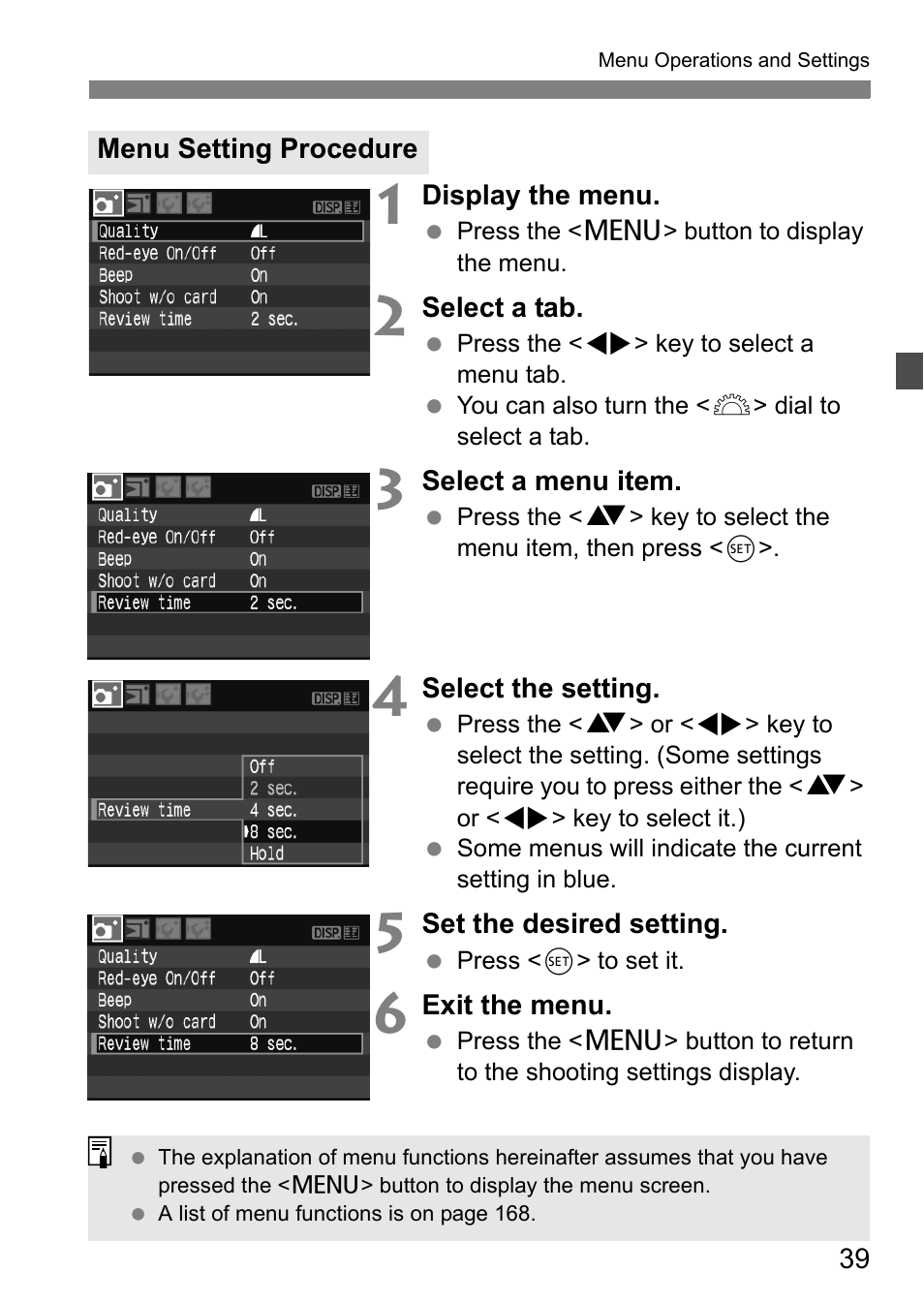 Canon EOS 450D User Manual | Page 39 / 196