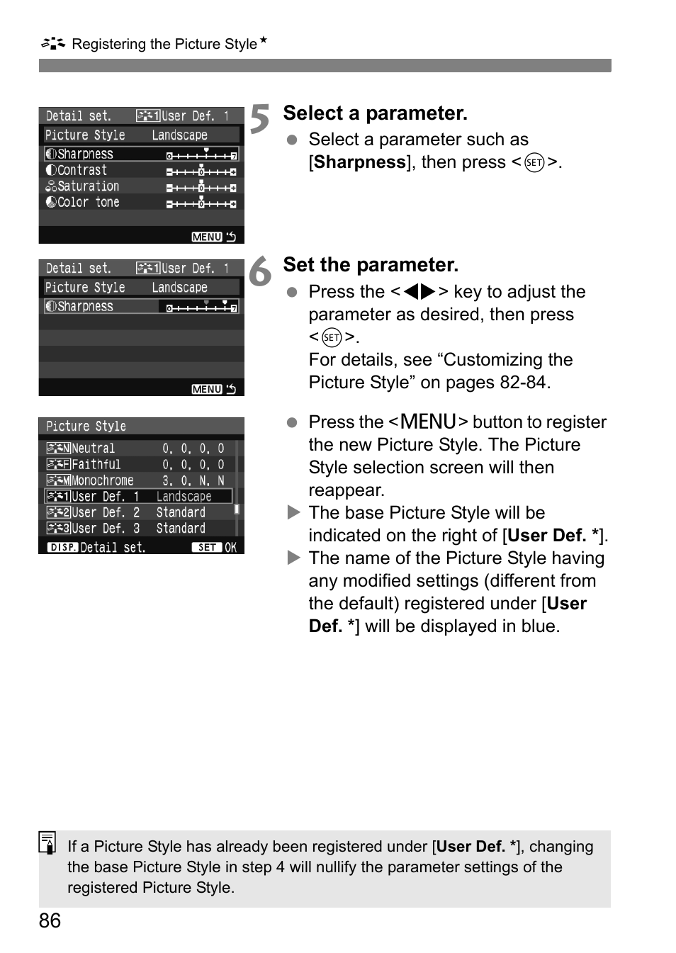 Canon EOS 450D User Manual | Page 86 / 196