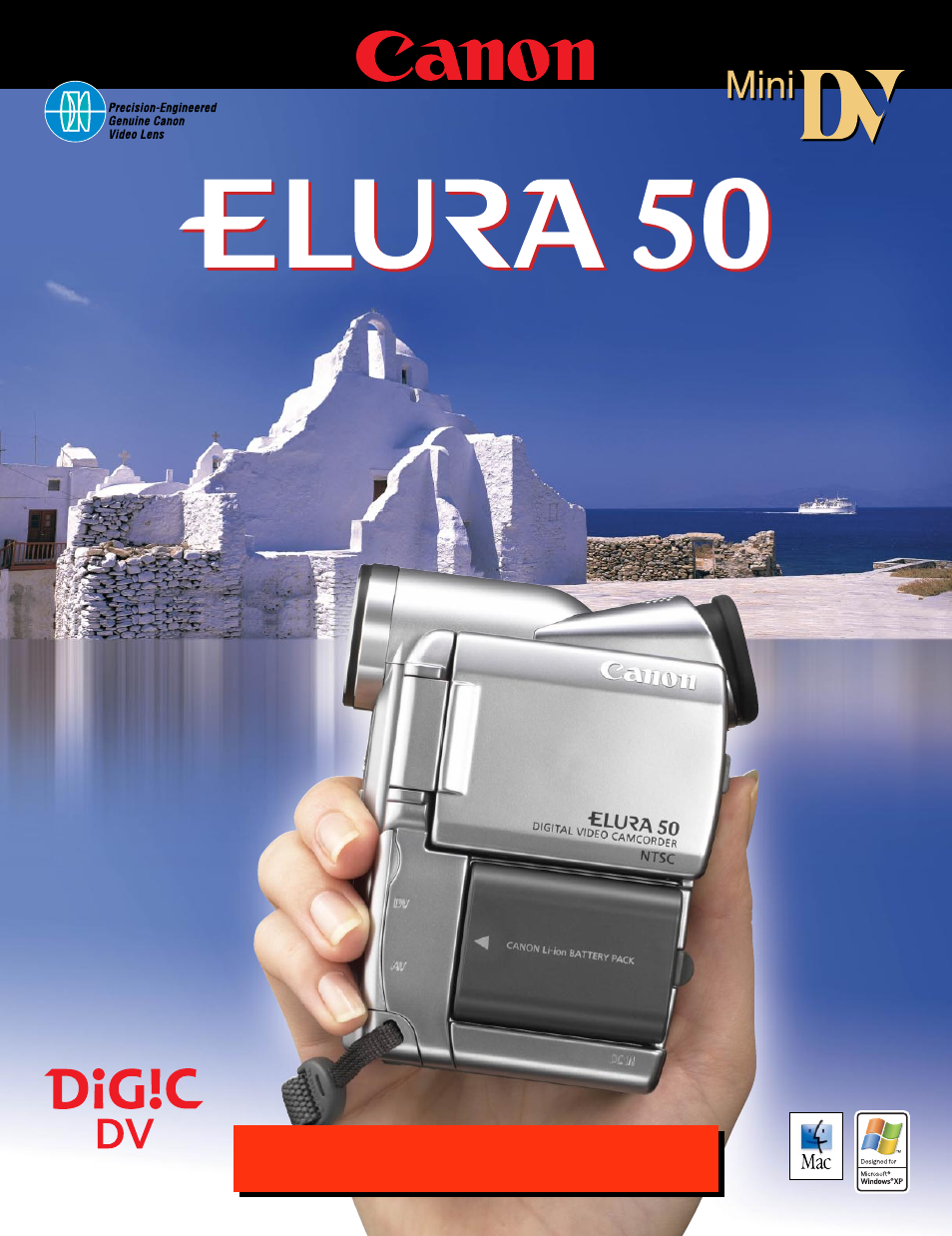 Canon ELURA 50 User Manual | 6 pages