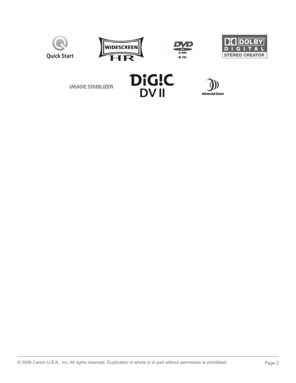 Canon 2694B001 User Manual | Page 2 / 18
