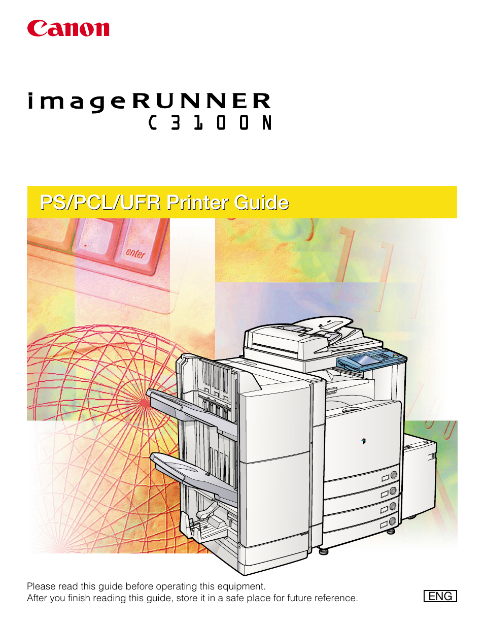 Canon imageRUNNER C3100 N User Manual | 158 pages