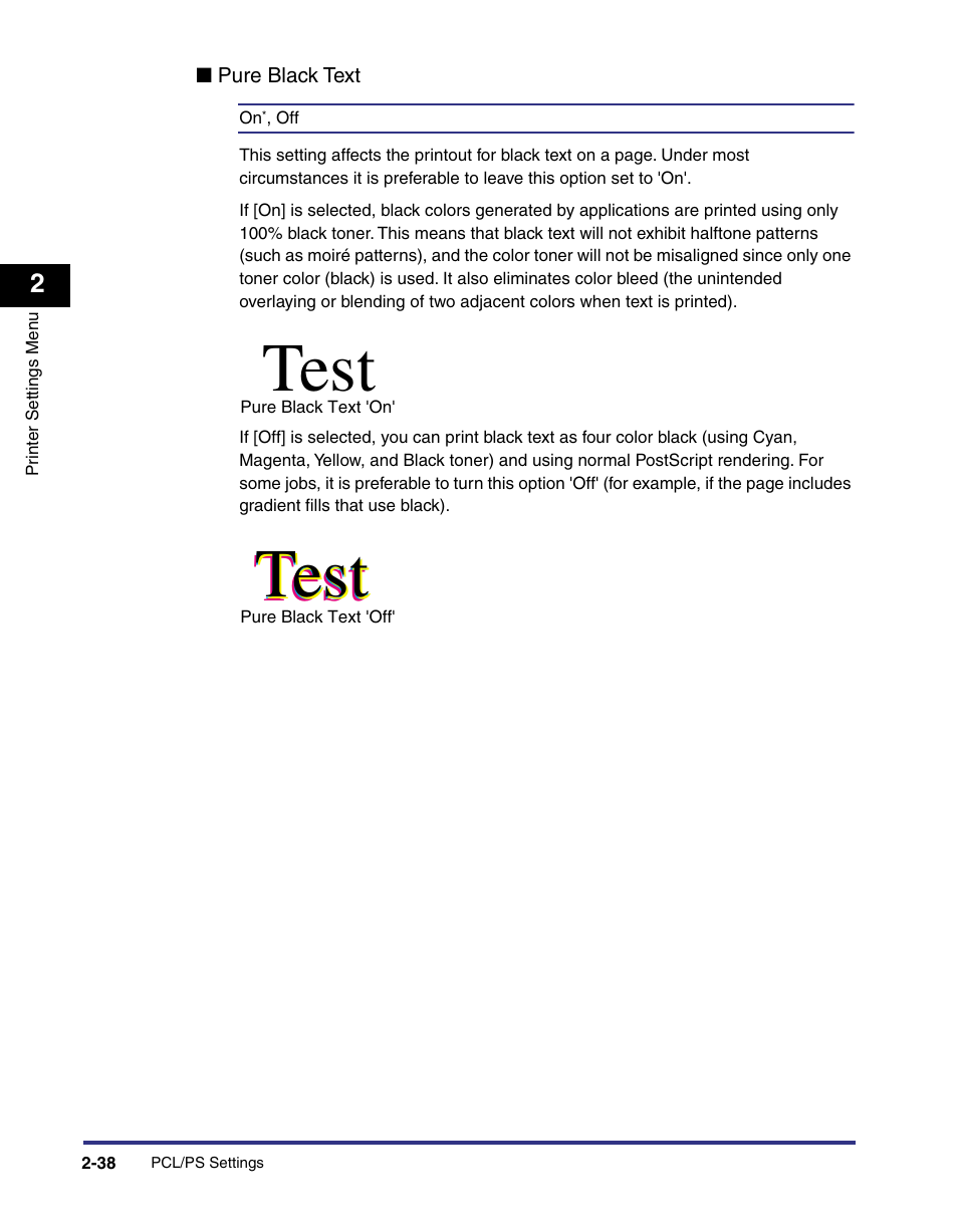 Test | Canon imageRUNNER C3100 N User Manual | Page 68 / 158