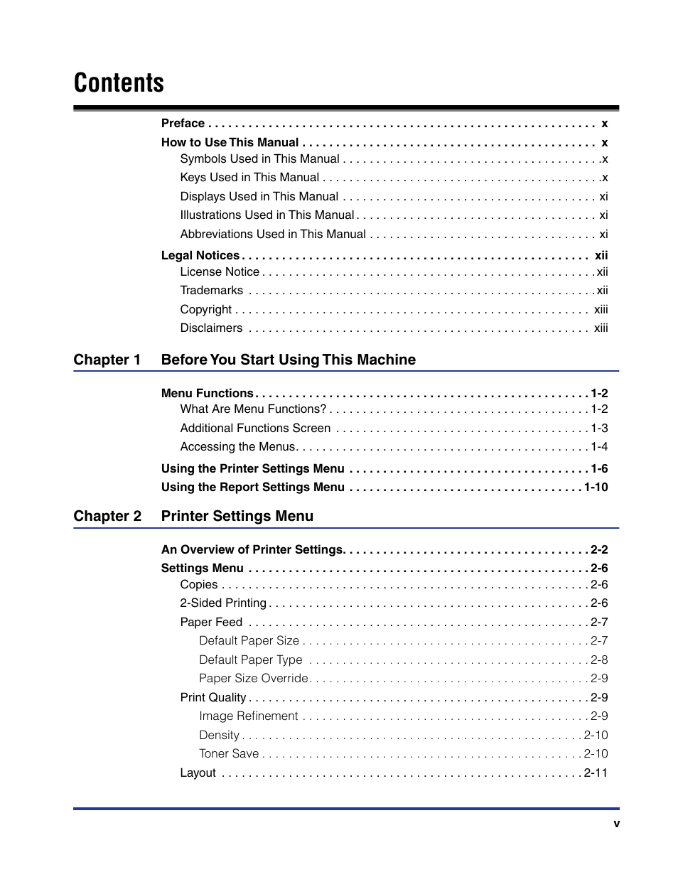 Canon imageRUNNER C3100 N User Manual | Page 7 / 158