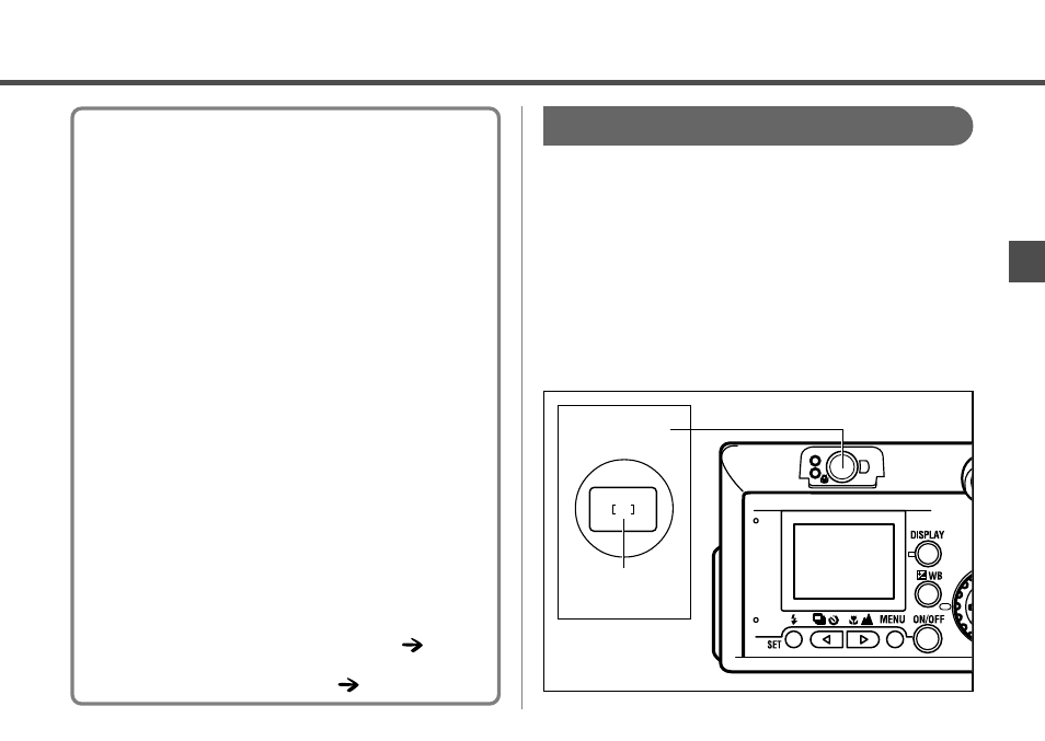 Using the viewfinder | Canon A20 User Manual | Page 31 / 124