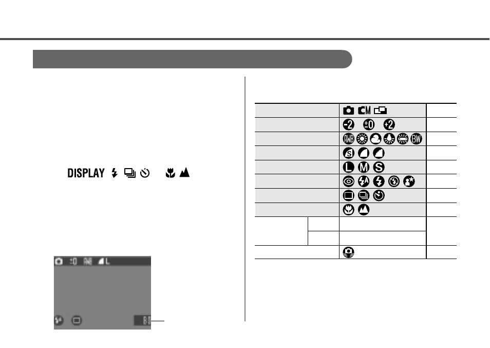 Shooting mode, Information displayed on the lcd monitor | Canon A20 User Manual | Page 34 / 124