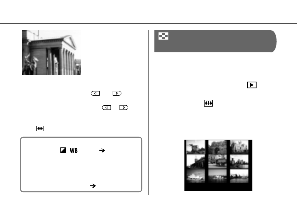 Displaying images in sets of nine (index replay) | Canon A20 User Manual | Page 56 / 124