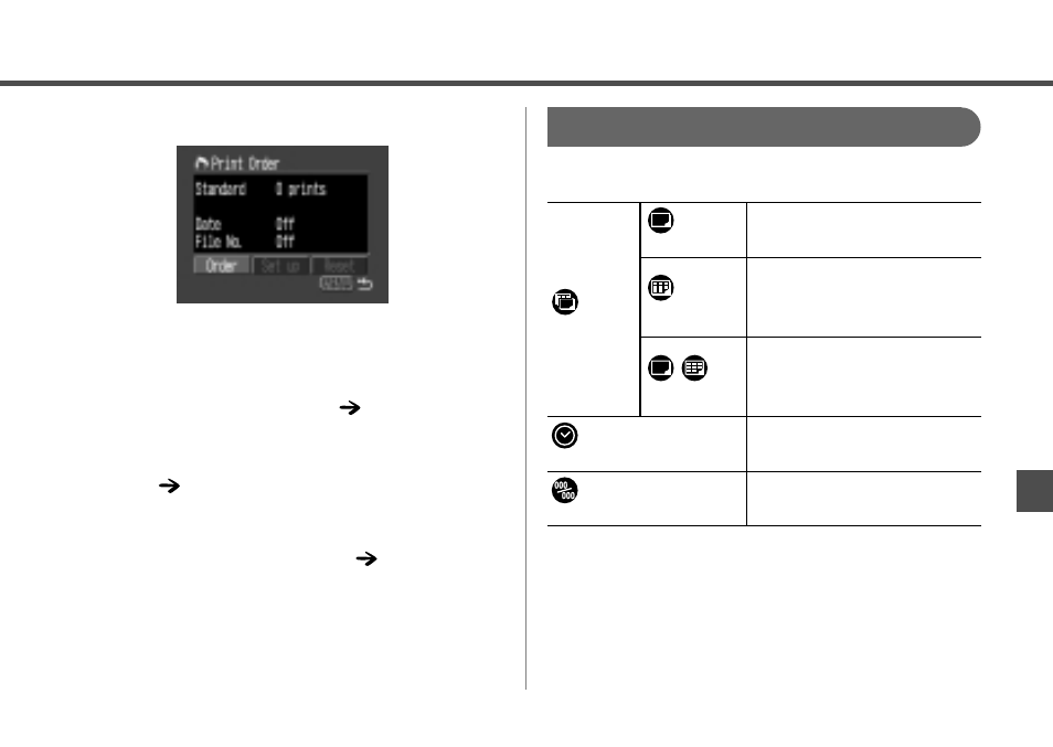 Setting the print style | Canon A20 User Manual | Page 65 / 124