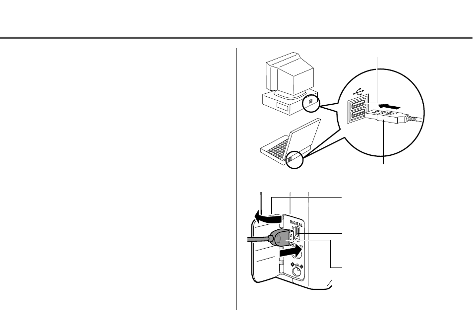 Connecting to a usb port | Canon A20 User Manual | Page 94 / 124