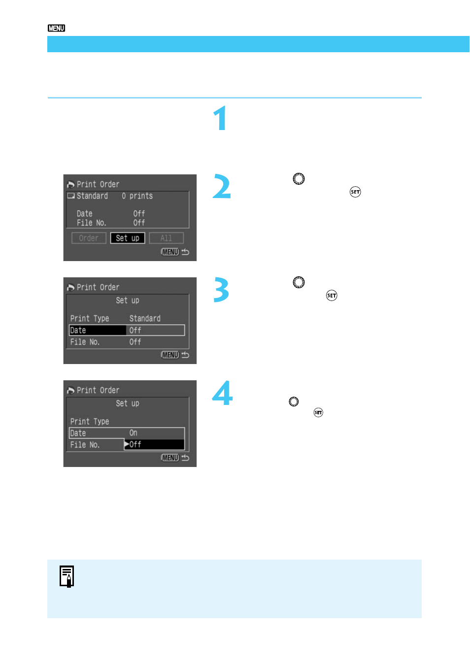 Specifying date printing | Canon BP-511 User Manual | Page 110 / 148