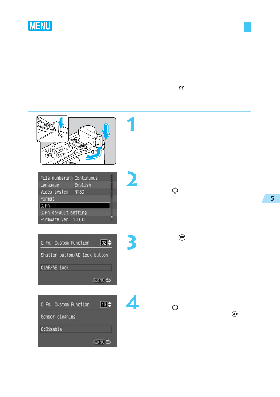 Cleaning the cmos imaging element | Canon BP-511 User Manual | Page 115 / 148