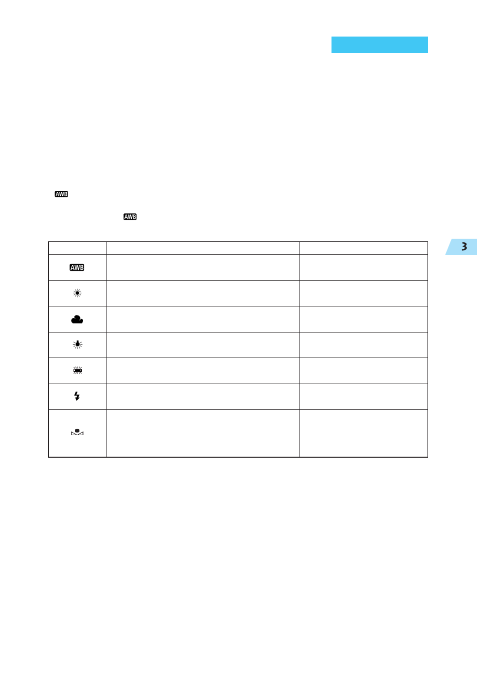 White balance settings | Canon BP-511 User Manual | Page 65 / 148