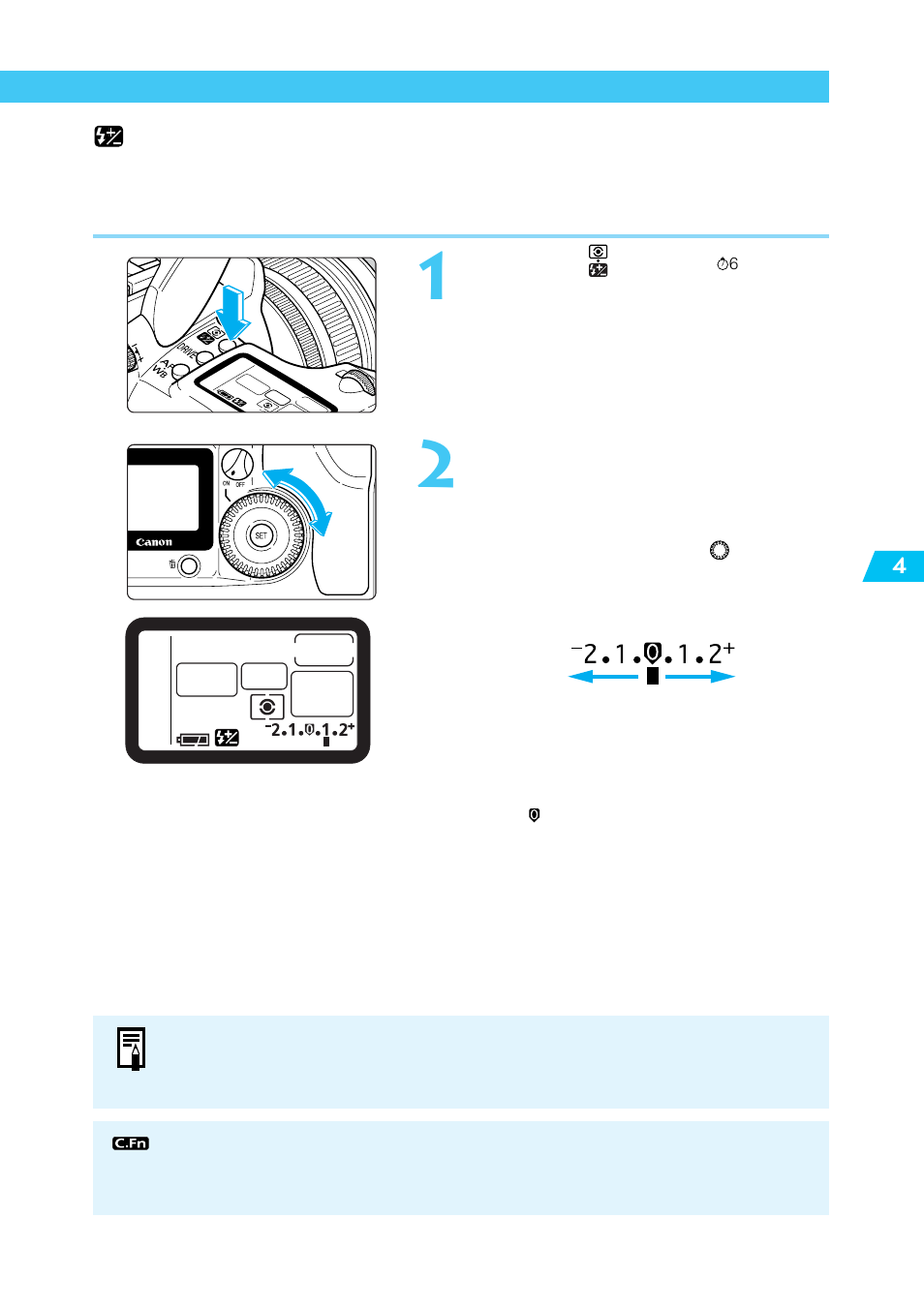 Flash exposure compensation | Canon BP-511 User Manual | Page 91 / 148