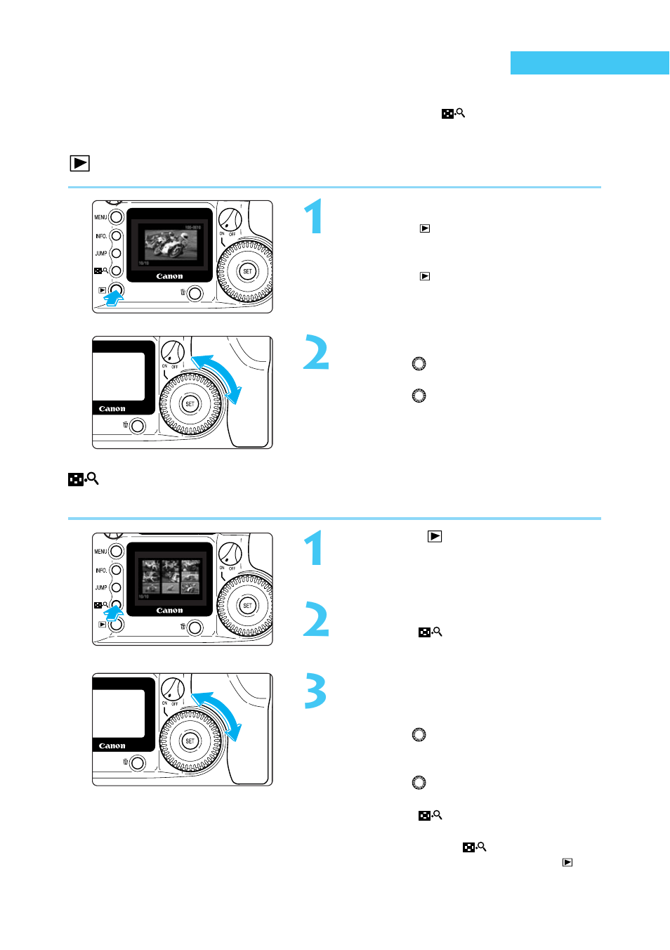 Viewing recorded images, Viewing a single image, Viewing the index | Canon BP-511 User Manual | Page 98 / 148