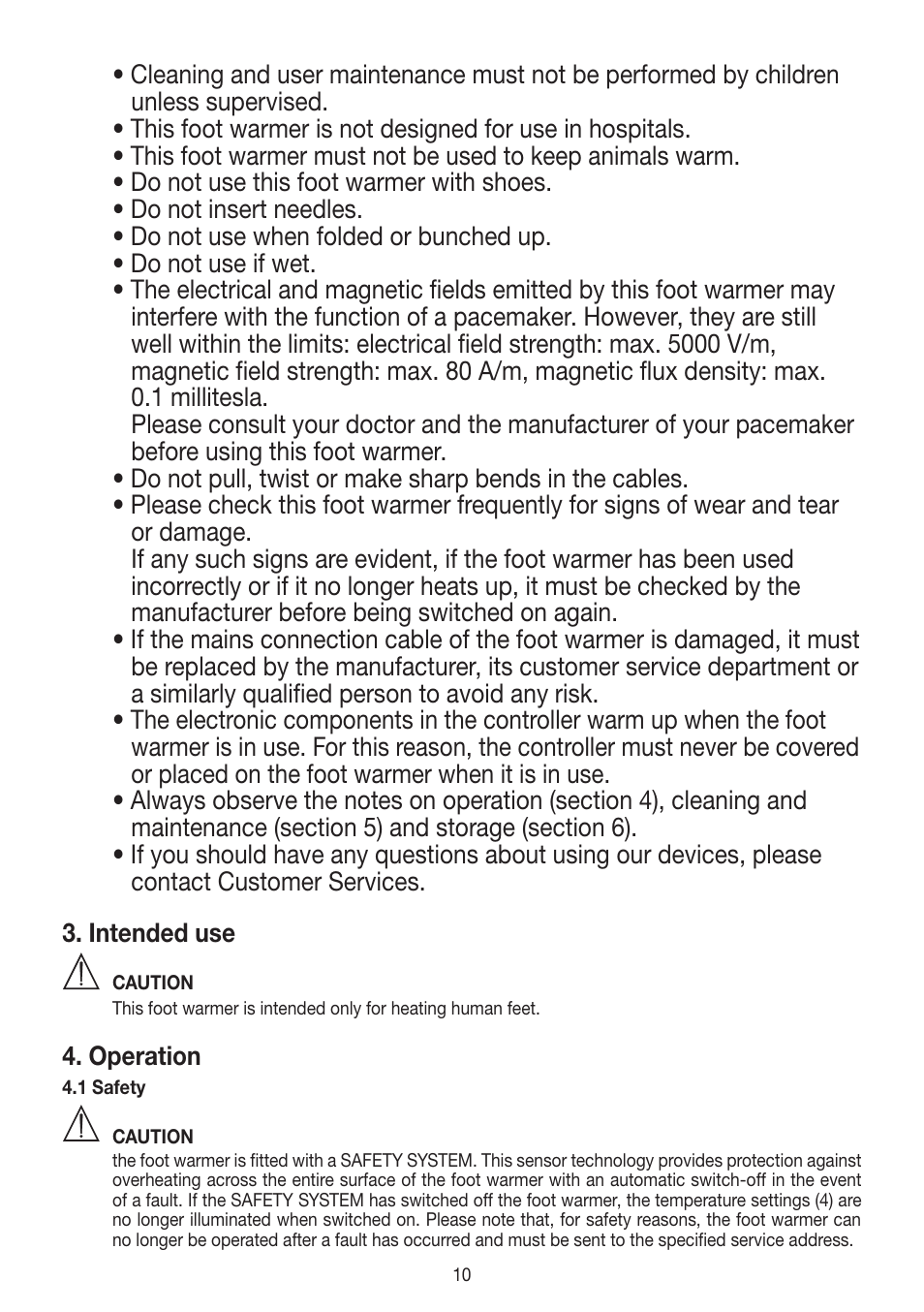 Beurer FW 20 User Manual | Page 10 / 48