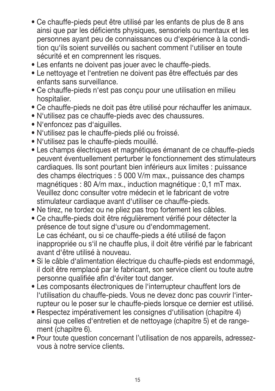Beurer FW 20 User Manual | Page 15 / 48