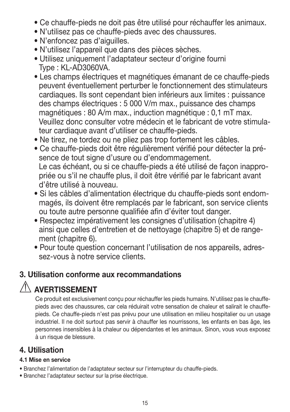 Beurer FWM 40 User Manual | Page 15 / 44