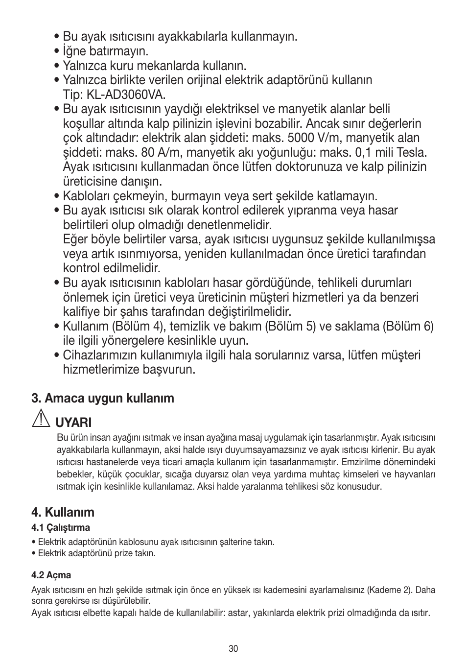 Beurer FWM 40 User Manual | Page 30 / 44